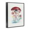 Stupell Industries Red Capped Organic Mushroom Framed Giclee, design by Cady Driver